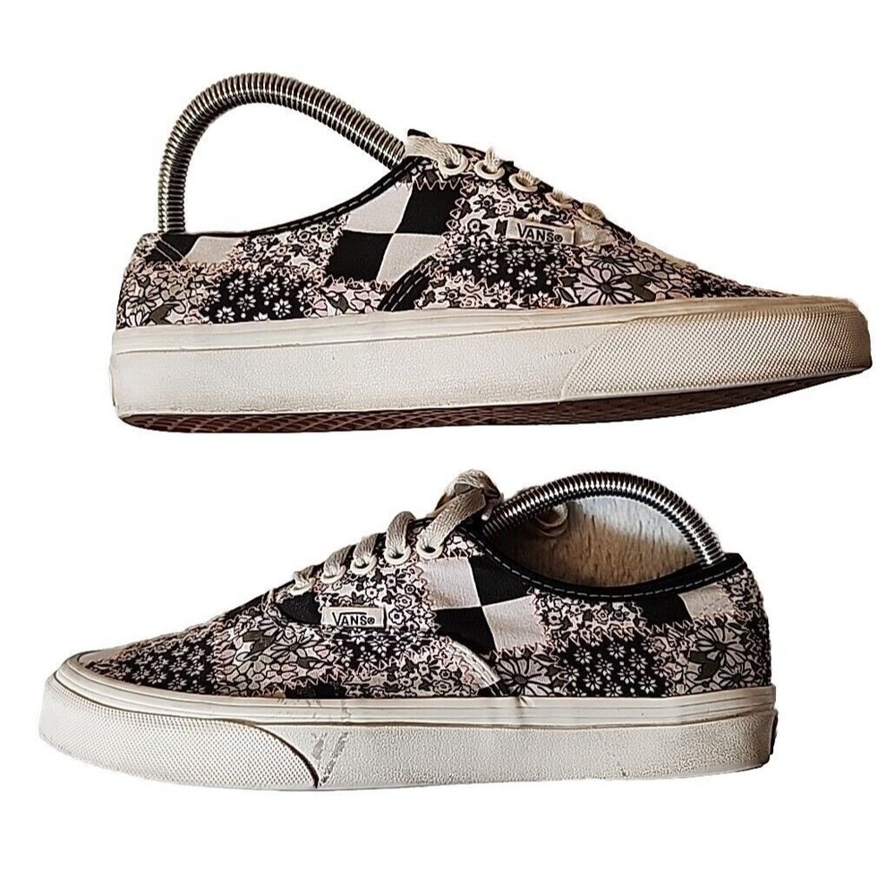 Vans Shoes Old Skool Patchwork Skatboarding Sneakers Authentic Mens 7 Womens 8.5